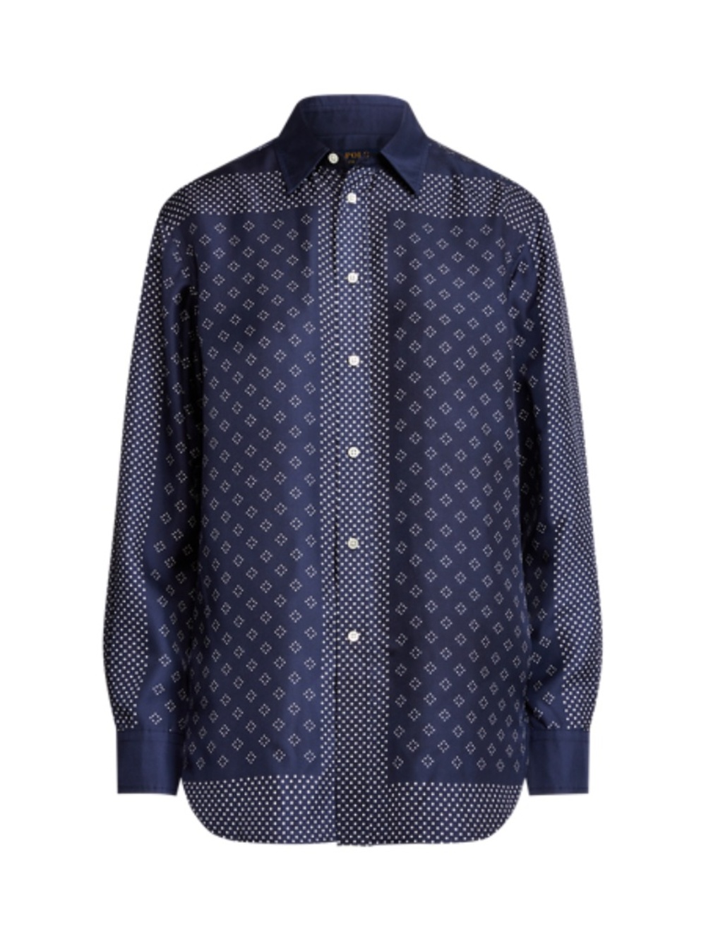 Patterned Silk Shirt
